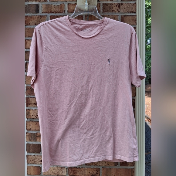 All Saints Other - Men's All Saints Medium Pink Regular Fit Crewneck T-Shirt Size XXL